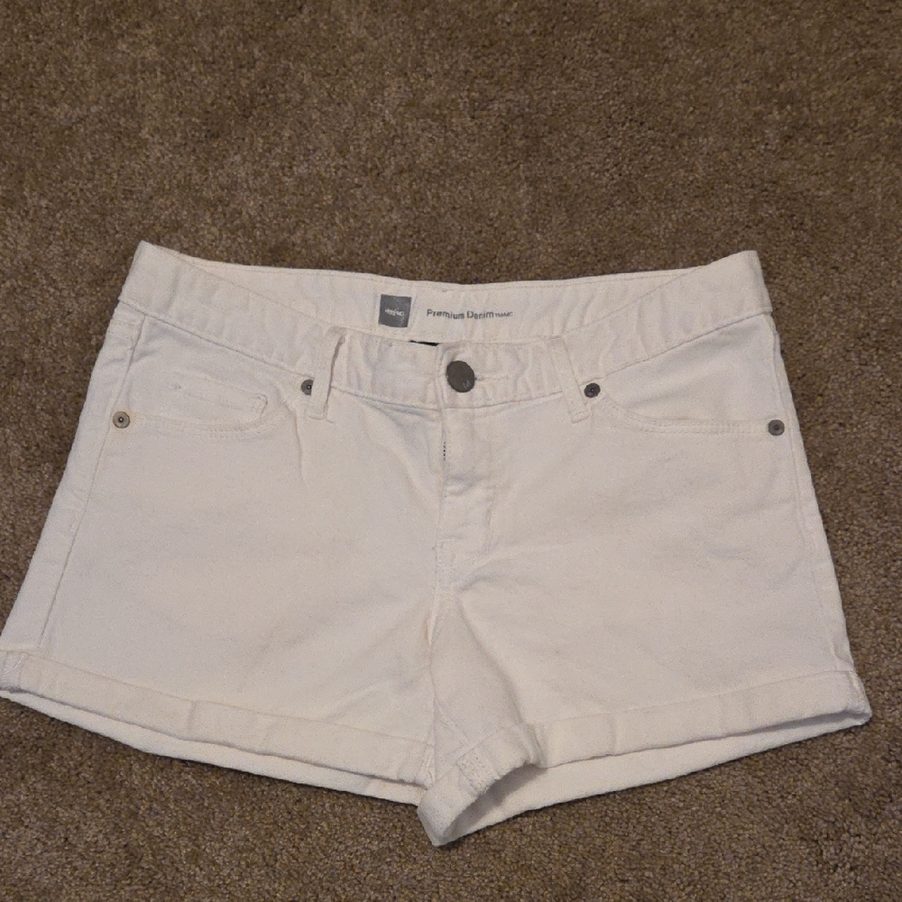 Mossimo Supply Co. White Jean Shorts